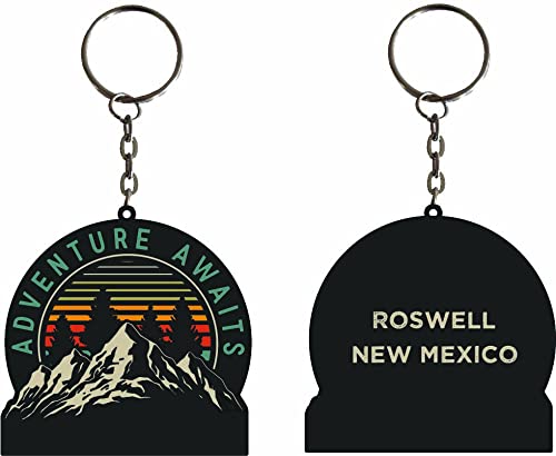 Roswell New Mexico Souvenir adventure awaits Metal Keychain