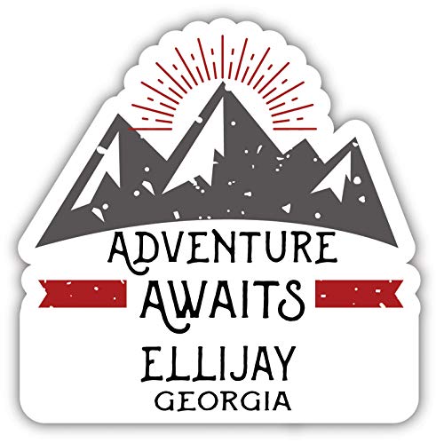 Ellijay Georgia Souvenir Decorative Stickers (Choose theme and size)