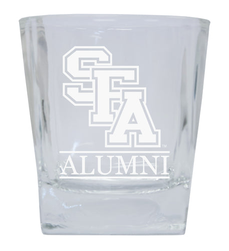 Stephen F. Austin State University Alumni Elegance - 5 oz Etched Shooter Glass Tumbler 4-Pack