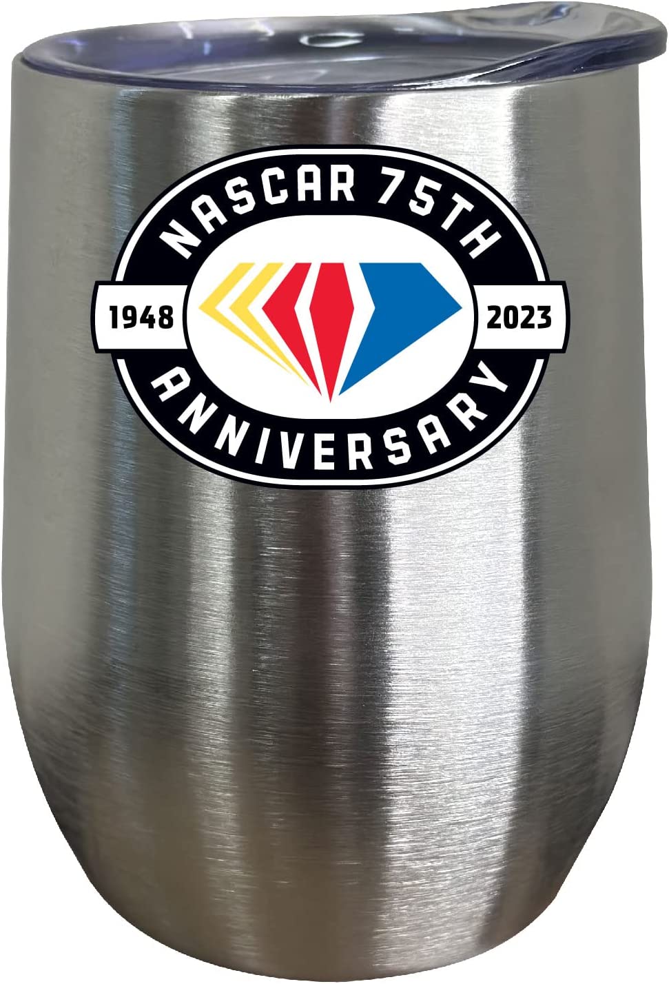 NASCAR 75 Year Anniversary Officially Licensed Insulated Wine Stainless Steel Tumbler