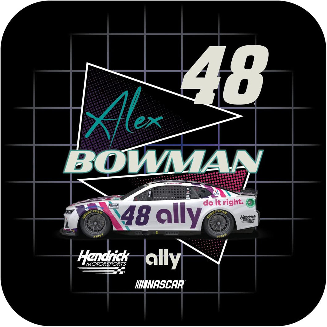 Nascar #48 Alex Bowman 4-Inch Vinyl Decal Sticker Retro Design