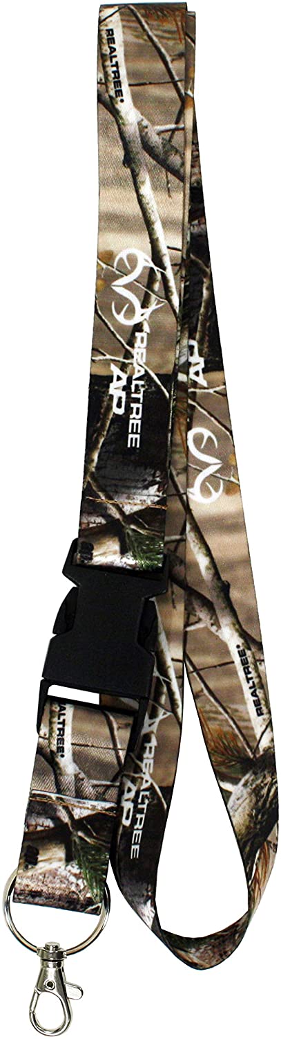 RealTree Camo Pattern Keychain Breakaway Lanyard with Clasp