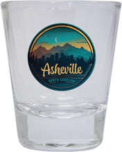 Load image into Gallery viewer, Asheville North Carolina Souvenir 1.5 Ounce Shot Glass Round
