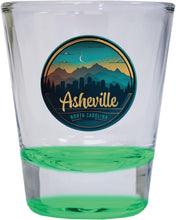 Load image into Gallery viewer, Asheville North Carolina Souvenir 1.5 Ounce Shot Glass Round
