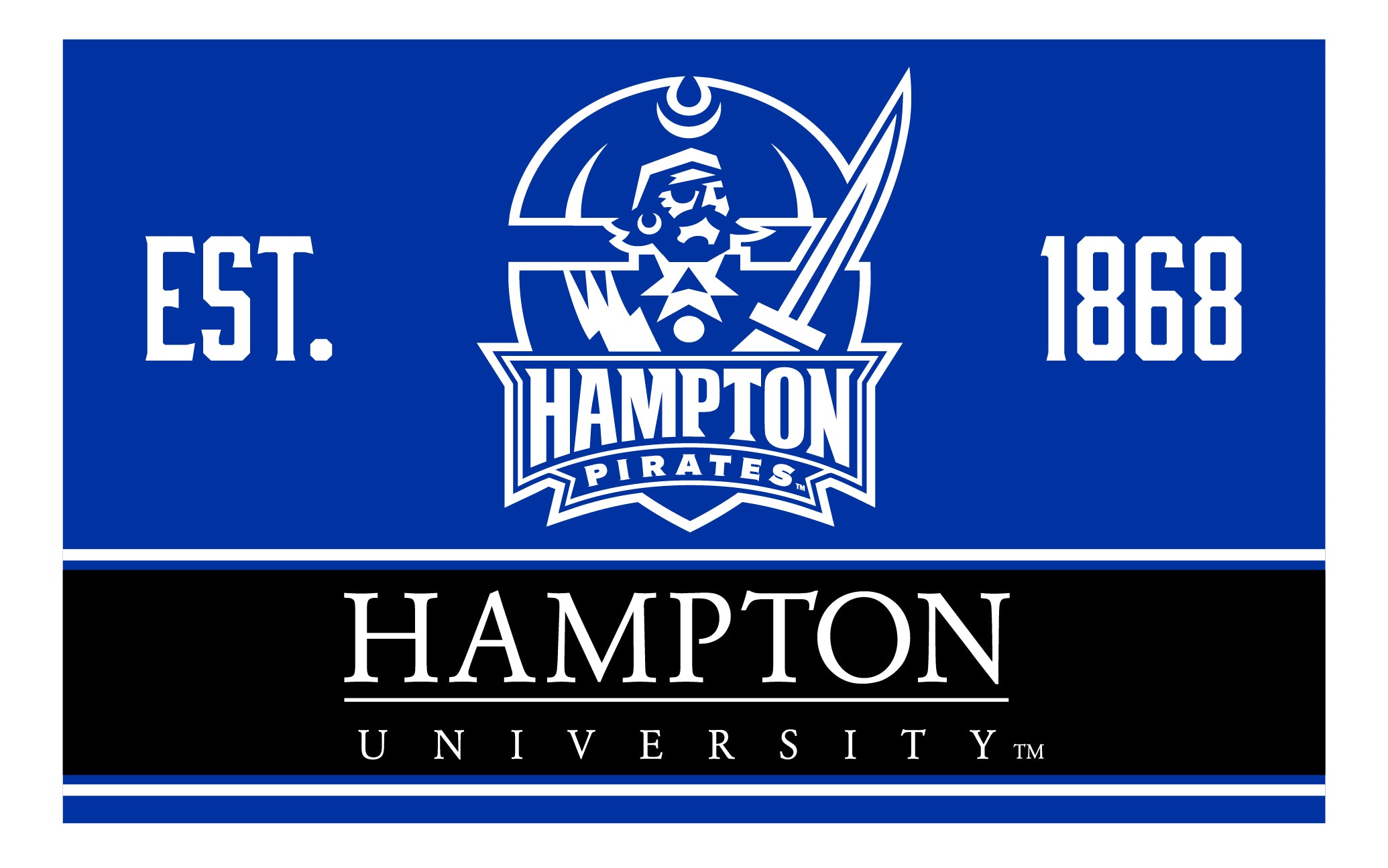 Hampton University Wood Sign with Frame – R & R INC.