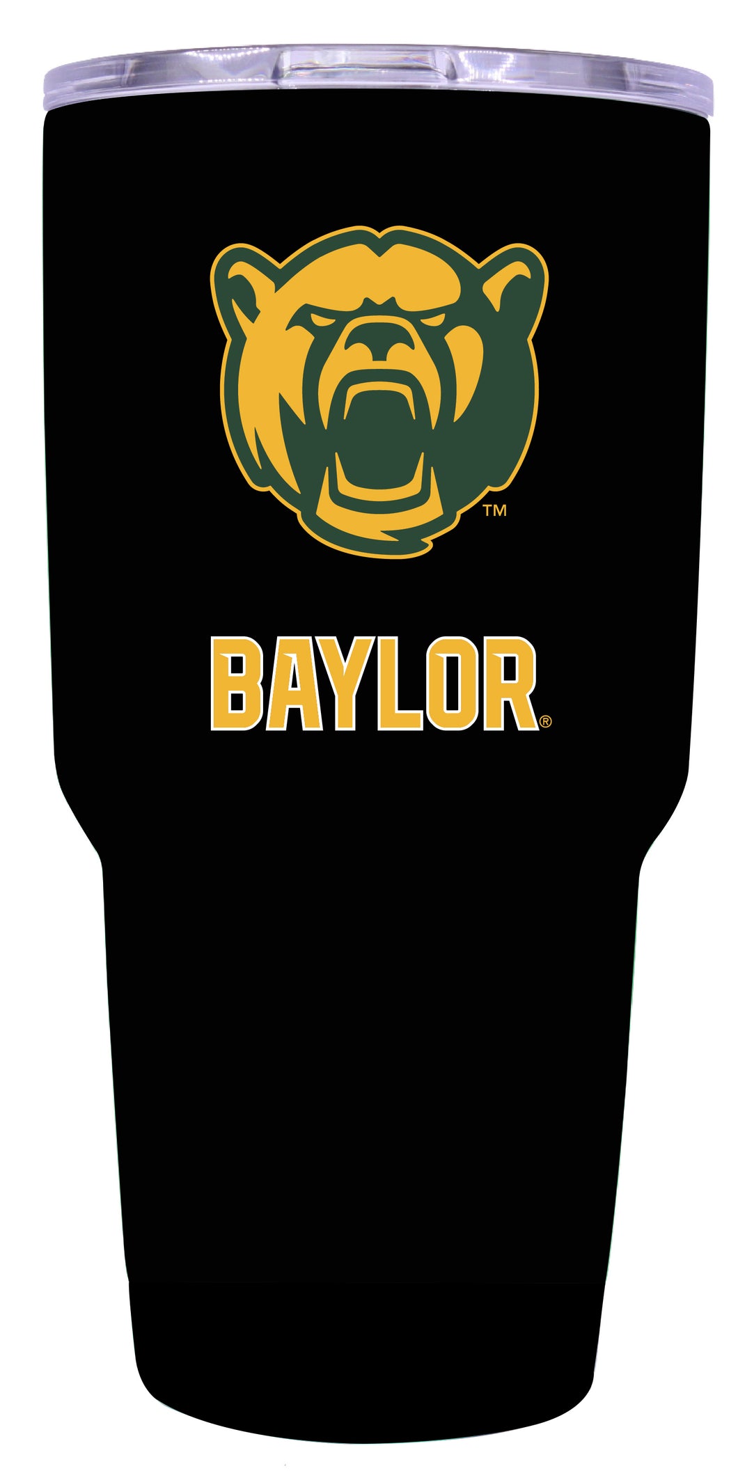 Baylor Bears Mascot Logo Tumbler - 24oz Color-Choice Insulated Stainless Steel Mug
