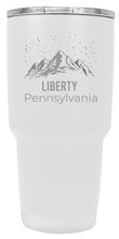 Load image into Gallery viewer, Liberty Pennsylvania Ski Snowboard Winter Souvenir Laser Engraved 24 oz Insulated Stainless Steel Tumbler
