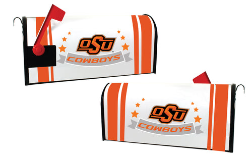 Oklahoma State Cowboys NCAA Officially Licensed Mailbox Cover Logo and Stripe Design