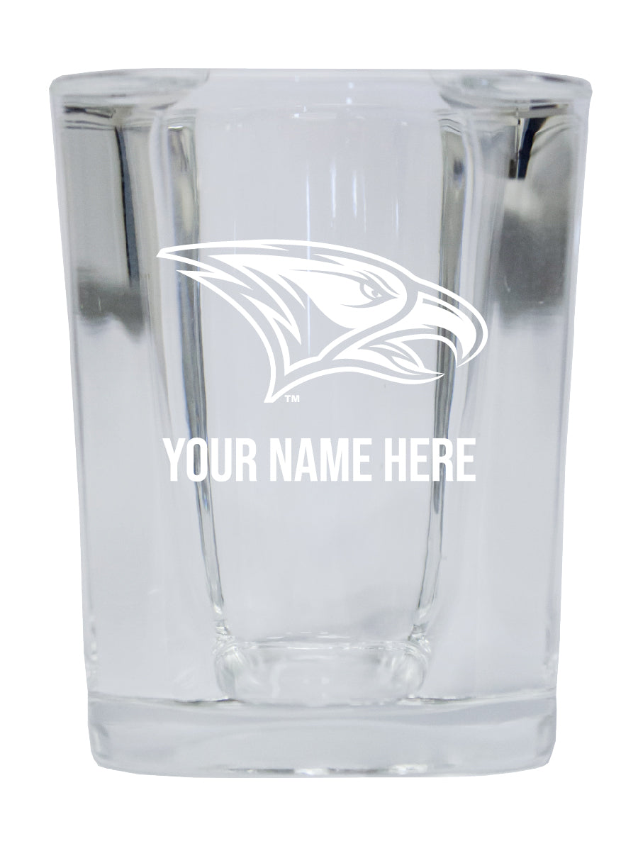 NCAA North Carolina Central Eagles Personalized 2oz Stemless Shot Glass - Custom Laser Etched 4-Pack