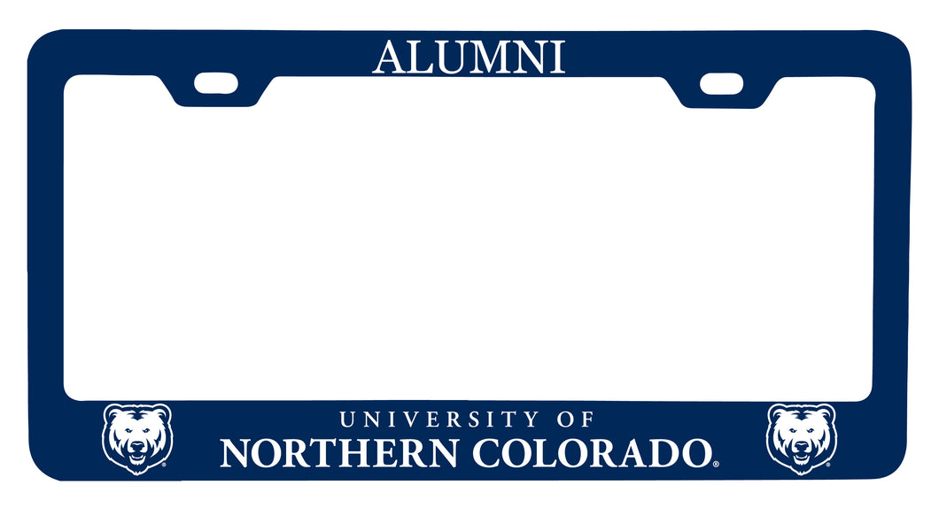 NCAA Northern Colorado Bears Alumni License Plate Frame - Colorful Heavy Gauge Metal, Officially Licensed