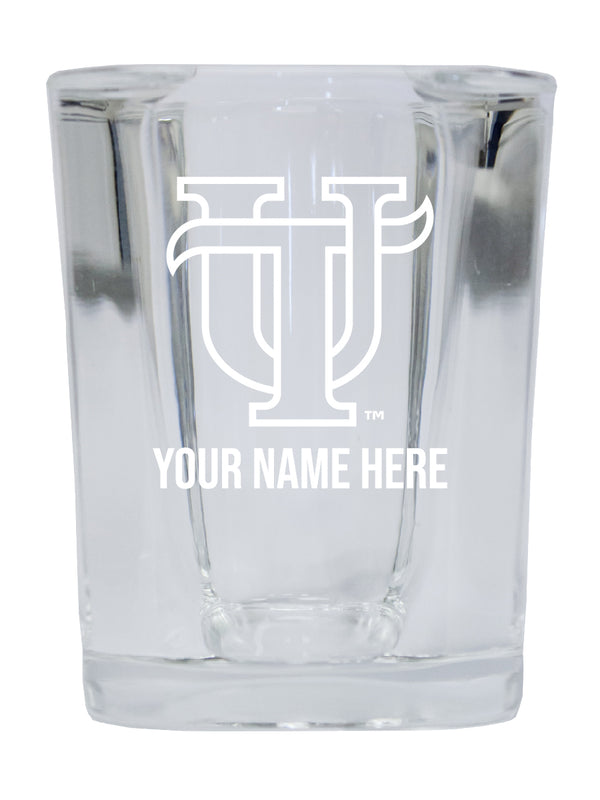 NCAA University of Tampa Spartans Personalized 2oz Stemless Shot Glass - Custom Laser Etched 4-Pack