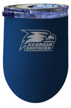 Load image into Gallery viewer, Georgia Southern Eagles 12 oz Etched Insulated Wine Stainless Steel Tumbler - Choose Your Color
