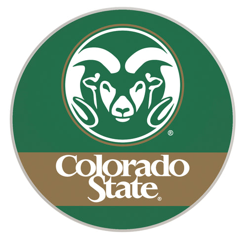 Colorado State Rams Officially Licensed Paper Coasters (4-Pack) - Vibrant, Furniture-Safe Design