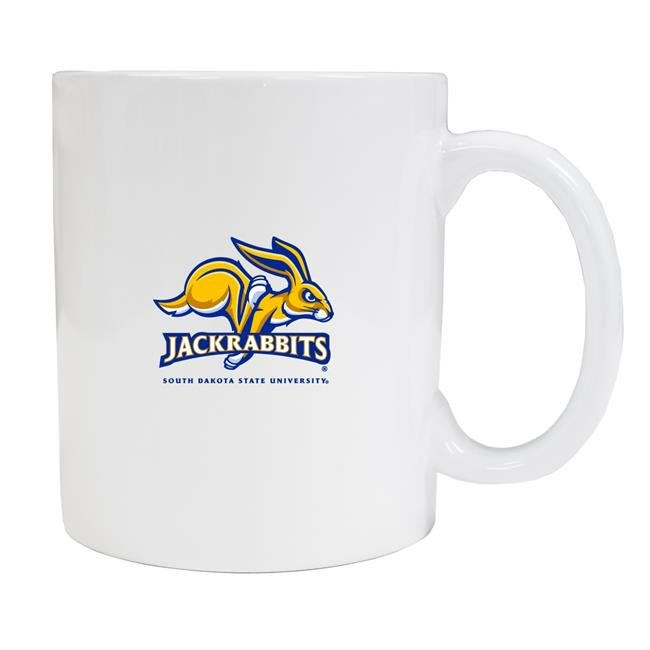 South Dakota State Jackrabbits White Ceramic NCAA Fan Mug 2-Pack (White)