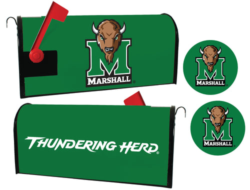 Marshall Thundering Herd NCAA Officially Licensed Mailbox Cover & Sticker Set