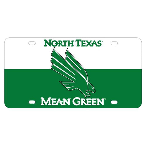 NCAA North Texas Metal License Plate - Lightweight, Sturdy & Versatile