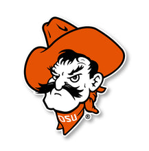 Load image into Gallery viewer, Oklahoma State Cowboys 2-Inch Mascot Logo NCAA Vinyl Decal Sticker for Fans, Students, and Alumni
