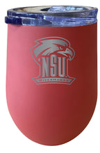 Load image into Gallery viewer, Northeastern State University Riverhawks NCAA Laser-Etched Wine Tumbler - 12oz  Stainless Steel Insulated Cup
