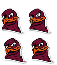 Load image into Gallery viewer, Virginia Tech Hokies 2-Inch Mascot Logo NCAA Vinyl Decal Sticker for Fans, Students, and Alumni
