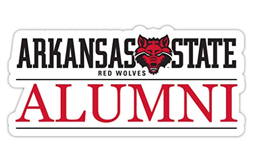 Arkansas State 4-Inch Alumni 4-Pack NCAA Vinyl Sticker - Durable School Spirit Decal