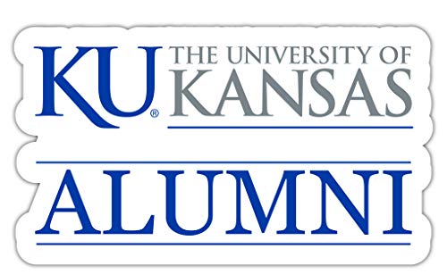 Kansas Jayhawks 4-Inch Alumni NCAA Vinyl Sticker - Durable School Spirit Decal