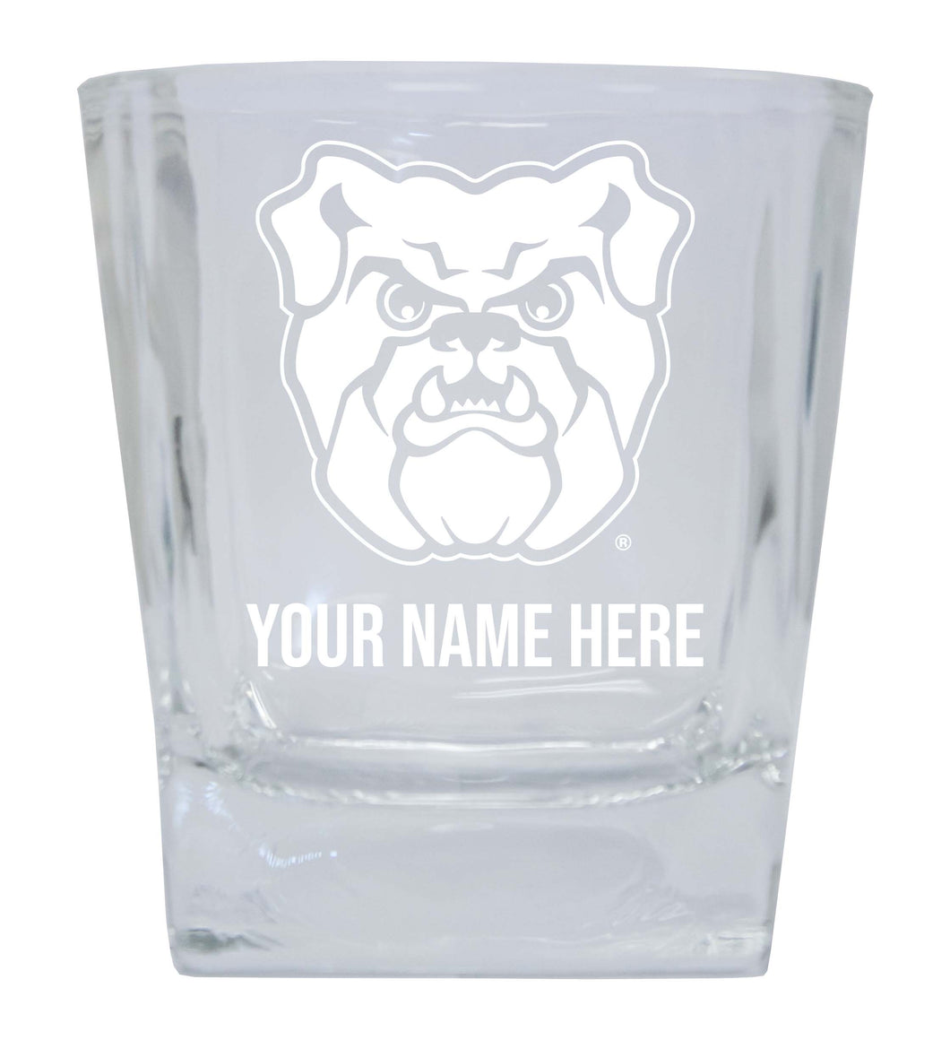 Butler Bulldogs  Personalized NCAA Spirit Elegance 10oz Etched Glass Tumbler