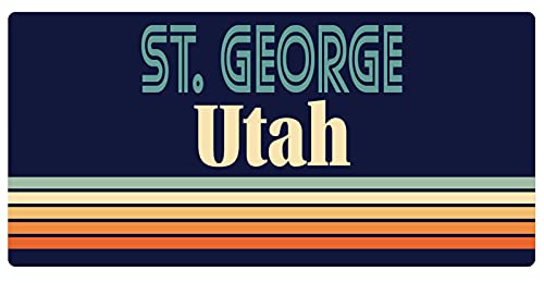 St. George Utah 5 x 2.5-Inch Fridge Magnet Retro Design