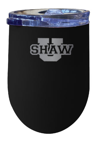 Shaw University Bears NCAA Laser-Etched Wine Tumbler - 12oz  Stainless Steel Insulated Cup