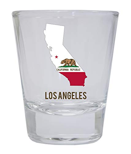 Los Angeles California West Coast Trendy Souvenir Round Shot Glass