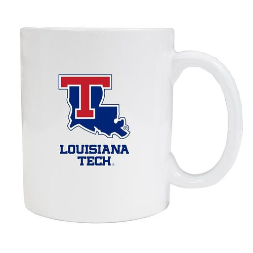 Louisiana Tech Bulldogs White Ceramic NCAA Fan Mug 2-Pack (White)