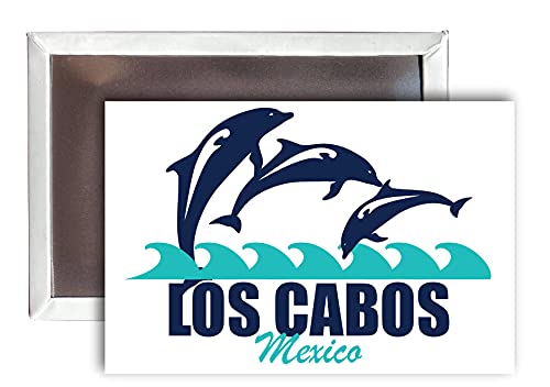 Los Cabos Mexico Souvenir 2x3-Inch Fridge Magnet Dolphin Design