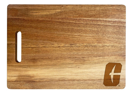North Carolina Charlotte Forty-Niners Classic Acacia Wood Cutting Board - Small Corner Logo