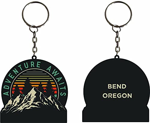 Bend Oregon Souvenir adventure awaits Metal Keychain