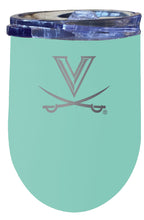 Load image into Gallery viewer, Virginia Cavaliers 12 oz Etched Insulated Wine Stainless Steel Tumbler - Choose Your Color
