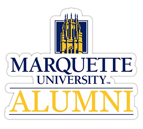 Marquette Golden Eagles 4-Inch Alumni 4-Pack NCAA Vinyl Sticker - Durable School Spirit Decal