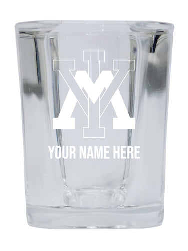 NCAA VMI Keydets Personalized 2oz Stemless Shot Glass - Custom Laser Etched 4-Pack