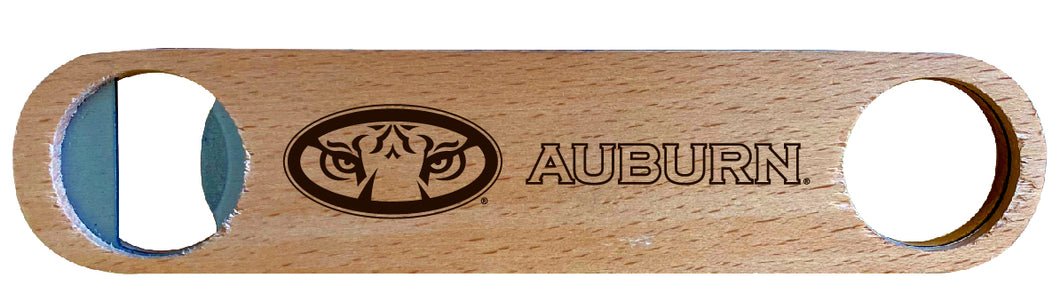 Auburn University Laser Etched Wooden Bottle Opener College Logo Design