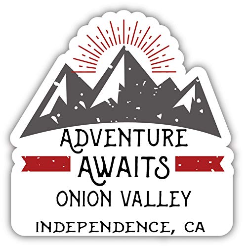 Onion Valley Independence California Souvenir Decorative Stickers (Choose theme and size)