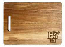 Load image into Gallery viewer, Bowling Green Falcons Classic Acacia Wood Cutting Board - Small Corner Logo
