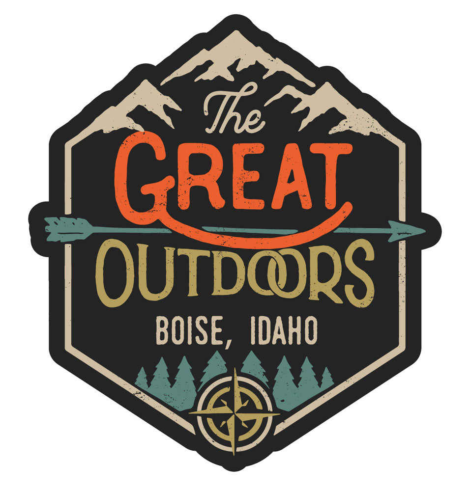 Boise Idaho Souvenir Decorative Stickers (Choose theme and size)