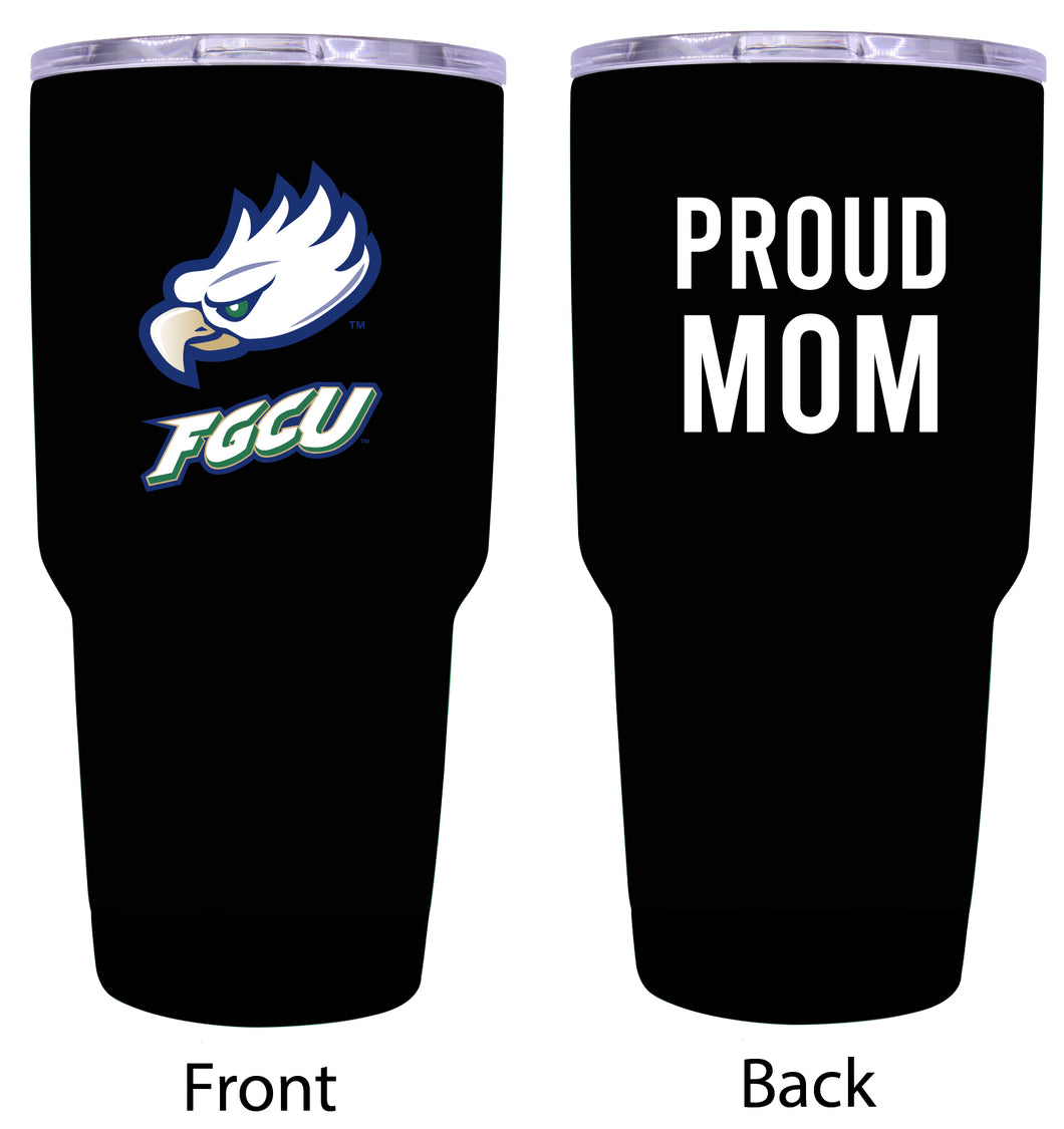 Florida Gulf Coast Eagles Proud Mom 24 oz Insulated Stainless Steel Tumbler - Black