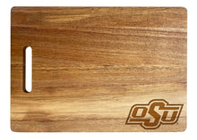 Load image into Gallery viewer, Oklahoma State Cowboys Classic Acacia Wood Cutting Board - Small Corner Logo
