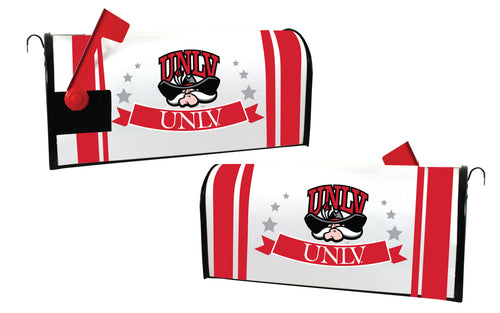 UNLV Rebels NCAA Officially Licensed Mailbox Cover Logo and Stripe Design