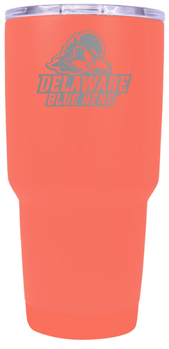 Delaware Blue Hens Premium Laser Engraved Tumbler - 24oz Stainless Steel Insulated Mug Choose Your Color.