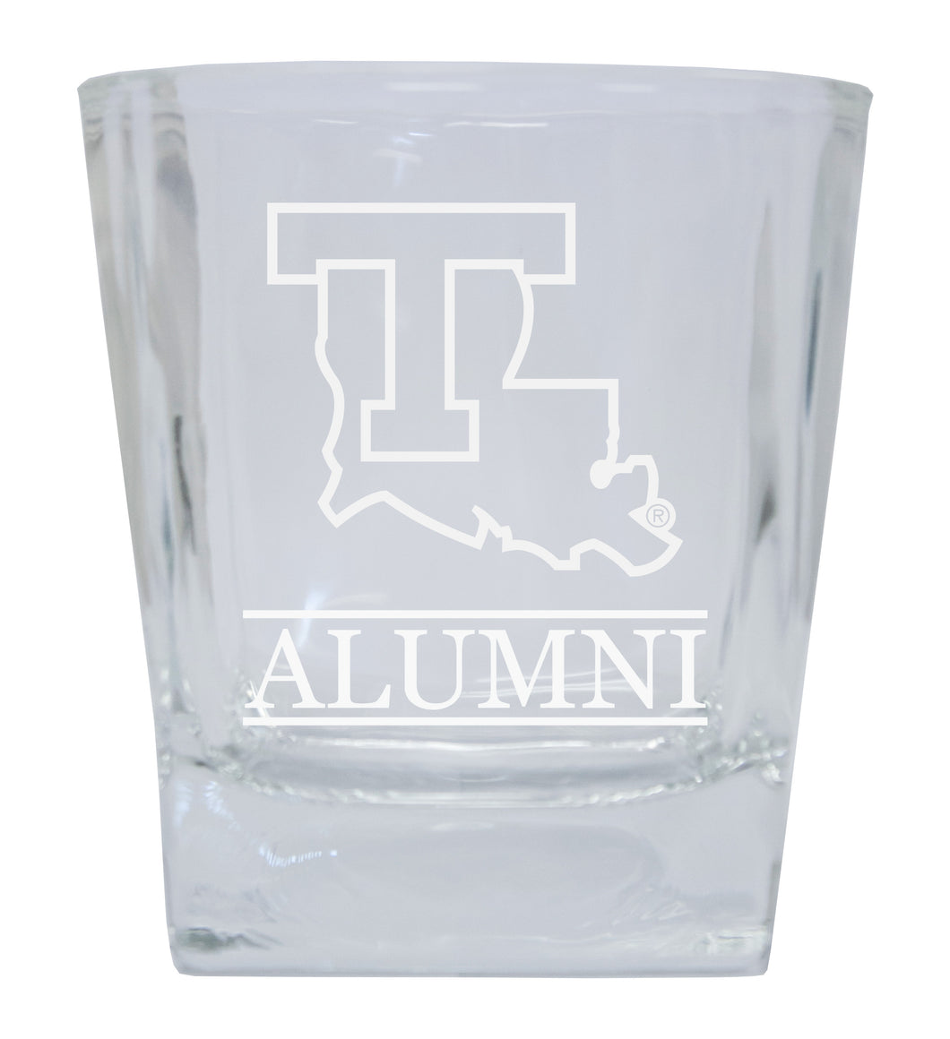 Louisiana Tech Bulldogs Alumni Elegance - 5 oz Etched Shooter Glass Tumbler 2-Pack