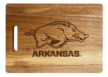 Load image into Gallery viewer, Arkansas Razorbacks Classic Acacia Wood Cutting Board - Small Corner Logo

