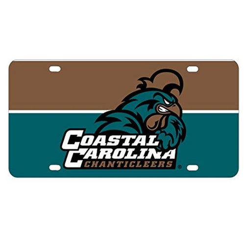 NCAA Coastal Carolina University Metal License Plate - Lightweight, Sturdy & Versatile