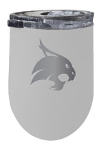 Load image into Gallery viewer, Texas State Bobcats NCAA Laser-Etched Wine Tumbler - 12oz  Stainless Steel Insulated Cup
