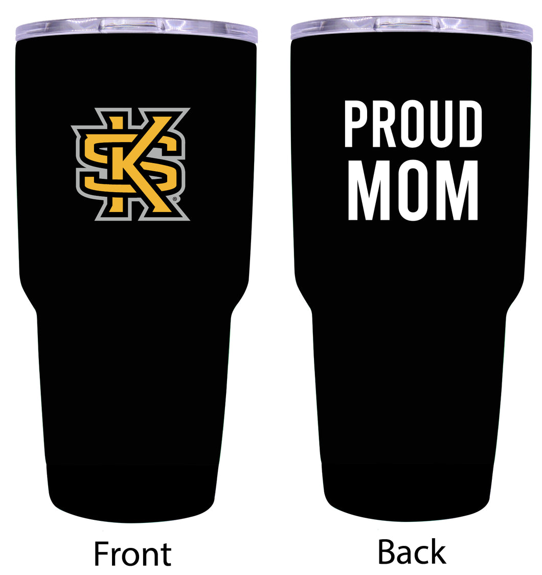 Kennesaw State Unviersity Proud Mom 24 oz Insulated Stainless Steel Tumblers Choose Your Color.