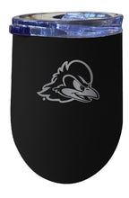 Load image into Gallery viewer, Delaware Blue Hens 12 oz Etched Insulated Wine Stainless Steel Tumbler - Choose Your Color
